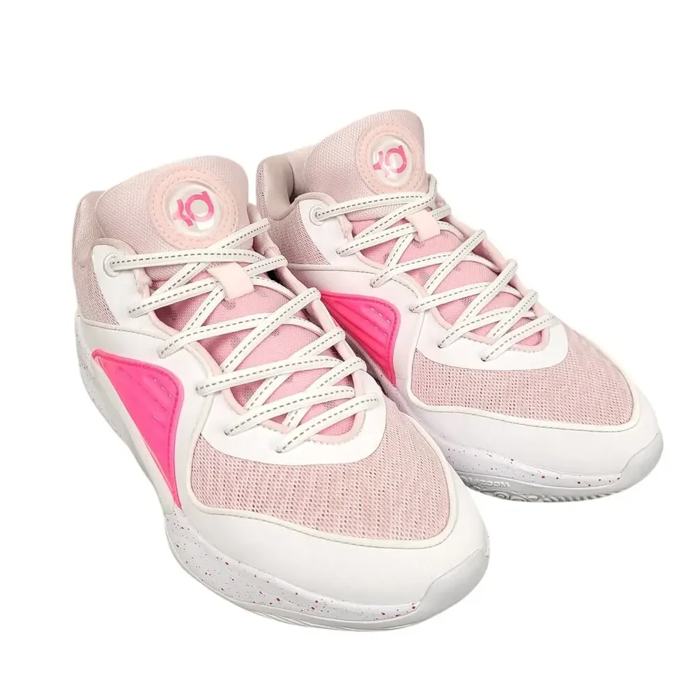 Nike By You Men’s KD 16 Aunt Pearl Basketball Shoes Sz 7 Ltd FB2390-900 Pink